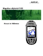 Preview for 1 page of Magellan eXplorist 500 - Hiking GPS Receiver Manuel De Référence