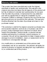 Preview for 16 page of Magellan FSMGMC7003 Assembly Instructions & User Manual