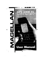 Preview for 1 page of Magellan GPS 3000 XL User Manual