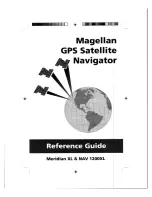 Magellan GPS Satellite Navigator Meridian XL Reference Manual preview