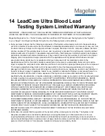 Preview for 97 page of Magellan LeadCare Ultra User Manual