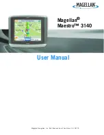 Magellan Maestro 3140 User Manual preview