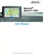 Magellan Maestro 4050 - Widescreen Portable GPS... User Manual preview