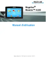 Magellan Maestro 4220 - Automotive GPS Receiver Manuel D'Utilisation preview