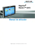 Magellan Maestro 4250 - Automotive GPS Receiver Manual Do Utilizador preview