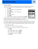 Предварительный просмотр 62 страницы Magellan Magellan eXplorist 300 (Spanish) Manual De Referencia