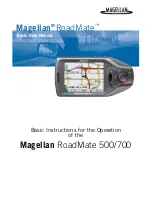 Magellan Magellan RoadMate 500 User Manual preview