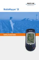 Предварительный просмотр 1 страницы Magellan MobileMapper CX - Hiking GPS Receiver Getting Started Manual