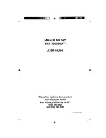 Preview for 1 page of Magellan NAV 5000DLX User Manual