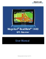 Magellan RoadMate 1440 - Automotive GPS Receiver User Manual preview