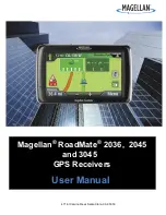 Preview for 1 page of Magellan RoadMate 2036 User Manual