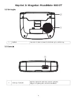 Предварительный просмотр 15 страницы Magellan RoadMate 6000T - Automotive GPS Receiver Reference Manual