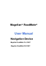 Preview for 1 page of Magellan RoadMate Pro 5190T User Manual