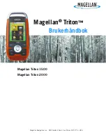 Magellan Triton 1500 - Hiking GPS Receiver Brukerhåndbok preview