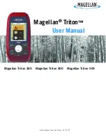 Предварительный просмотр 1 страницы Magellan Triton 300 User Manual