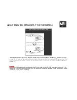 Предварительный просмотр 33 страницы Magenta TT10 Adjusting Instructions