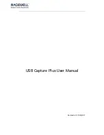 Preview for 1 page of Magewell USB Capture HDMI Plus User Manual