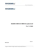 Предварительный просмотр 1 страницы Magewell XI100DE-HDMI-4K User Manual