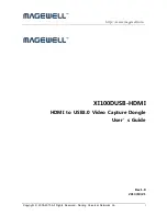 Preview for 1 page of Magewell XI100DUSB-HDMI User Manual