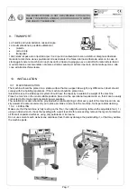 Предварительный просмотр 14 страницы Maggi 16271400 Use And Maintenance Manual