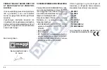 Preview for 83 page of Maggi BEST 1250 Manual