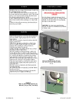 Preview for 4 page of Magic Aire HCA 04 Installation, Operation And Maintenance Manual