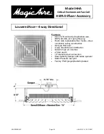 Preview for 60 page of Magic Aire HHA Series Installation, Operation And Maintenance Manual