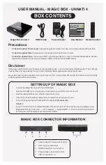 Magic Box UNNATI 4 User Manual preview