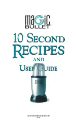 Предварительный просмотр 2 страницы Magic Bullet IM-042 User Manual And Recipes