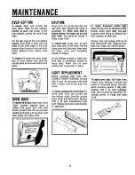 Preview for 16 page of Magic Chef 34GA-3TKX-ON Use And Care Manual