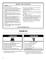 Preview for 2 page of Magic Chef 4KHTW45 User Instructions