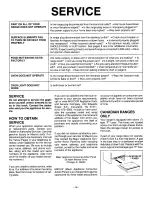 Preview for 16 page of Magic Chef 58HA-4TVW Use And Care Manual