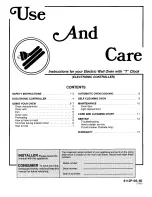 Preview for 1 page of Magic Chef 59F-5TXW Use And Care Manual