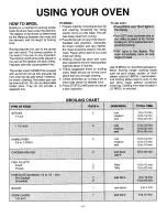 Preview for 8 page of Magic Chef 59F-5TXW Use And Care Manual