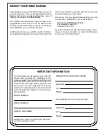 Preview for 2 page of Magic Chef 6898XVB Owner'S Manual