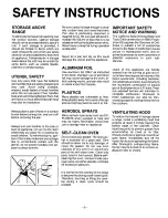 Preview for 4 page of Magic Chef 82JN-2K Use And Care Manual