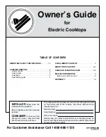 Preview for 1 page of Magic Chef 8610PA Owner'S Manual