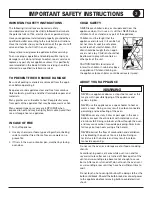 Preview for 3 page of Magic Chef 9112 Gas Owner'S Manual