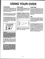 Preview for 10 page of Magic Chef 9895VRV Use And Care Manual