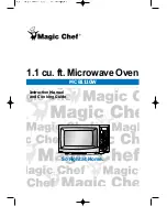 Preview for 1 page of Magic Chef B1110W Instruction Manual And Cooking Manual