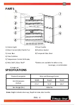 Preview for 4 page of Magic Chef BTWB530ST User Manual