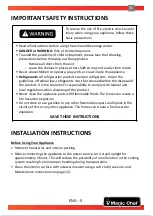 Preview for 5 page of Magic Chef BTWB530ST User Manual