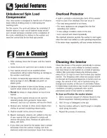 Preview for 10 page of Magic Chef CAV-1 Use & Care Manual