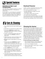 Preview for 8 page of Magic Chef CAV-2 Use & Care Manual