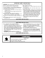 Preview for 2 page of Magic Chef CDB7000AWS5 User Instructions