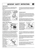 Preview for 3 page of Magic Chef CGL1100ADW Owner'S Manual