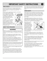 Preview for 3 page of Magic Chef CPL1100BDW Owner'S Manual