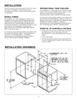 Предварительный просмотр 2 страницы Magic Chef CPL1100BDW16 Installation Manual