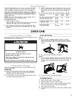 Preview for 5 page of Magic Chef HGD4400TQ0 User Instructions