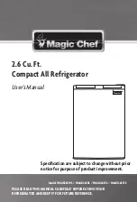 Magic Chef HMAR265WE User Manual предпросмотр